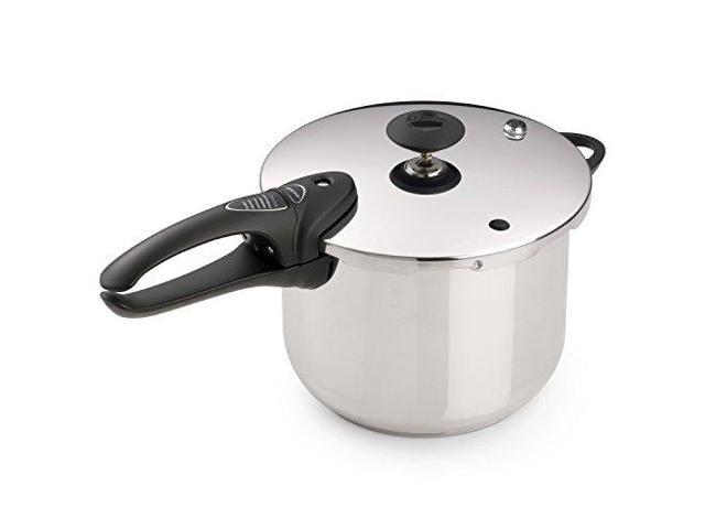 Presto 01365 6-Quart Stainless Steel Pressure Cooker, Deluxe