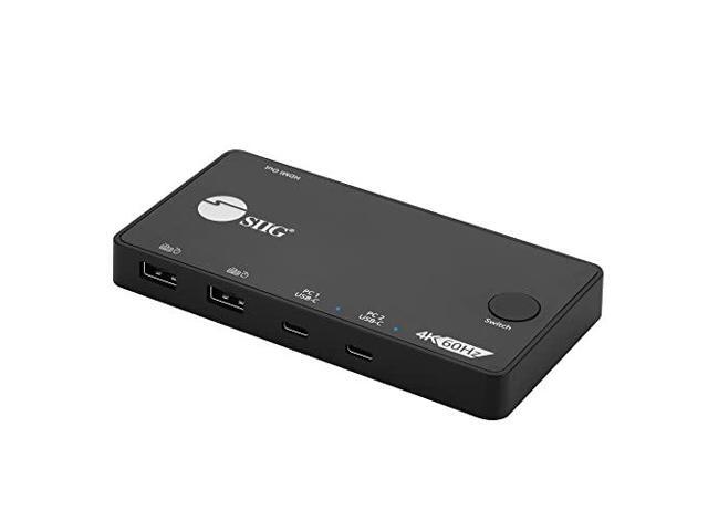 SIIG 2x1 USB-C 4K Video KVM Switch CEKV0B11S1