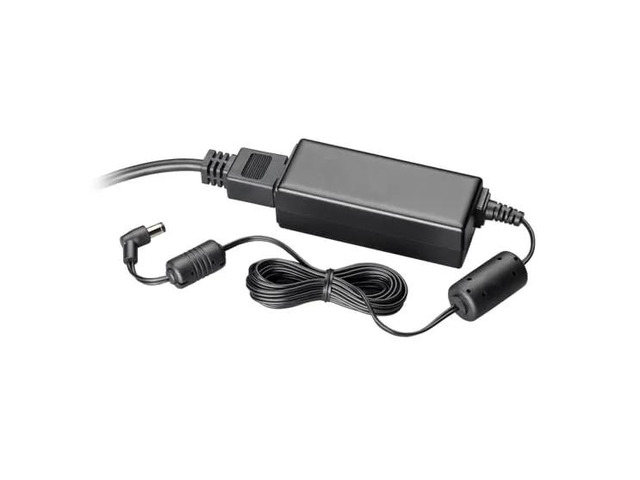 HP Poly Voice Poly 25W Power Supply Black 120 V AC Input 48 V DC Output 25 W Model 86P04AA#ABA