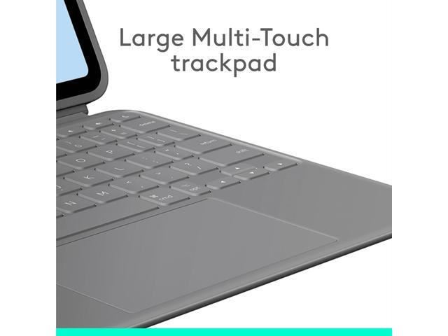 Logitech - Combo Touch iPad Air 11-inch - Latest Model (M2, M3 & M4), iPad Air (5th gen) Keyboard Case with Detachable Keyboard - Oxford Gray - image 9