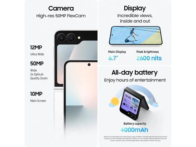 Samsung - Galaxy Z Flip7 FE 256GB (Unlocked) - Black - image 9