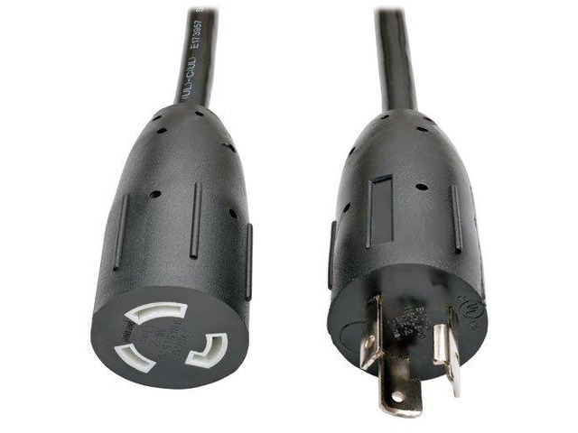 Tripp Lite Model P046-015-LL 15 ft. Heavy-Duty Power Extension Cord, 20A, 12AWG (NEMA L5-20P to NEMA L5-20R), Locking Connectors, 15 ft.