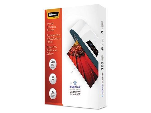 Fellowes Laminating Pouches 5mil Ltr 200/PK Clear 5245301