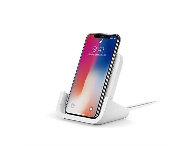 Logitech POWERED Cradle - Wireless - iPhone, Smartphone - Charging Capability - White