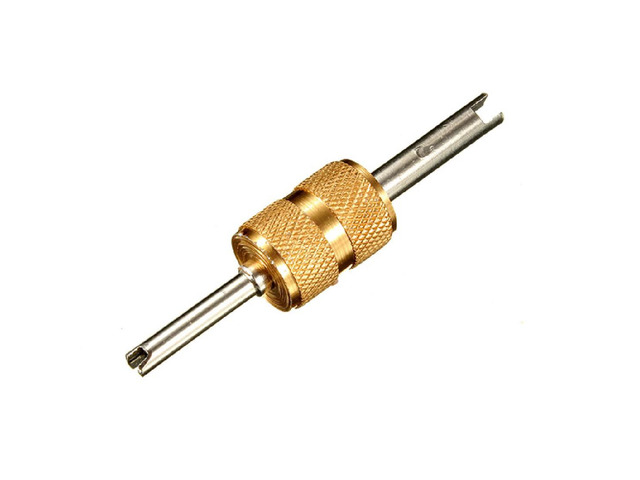 2 Sides Universal 45 # Steel Tire Valve Stem Core Remover Screwdriver Tire Repair Install Tool - 3Pcs
