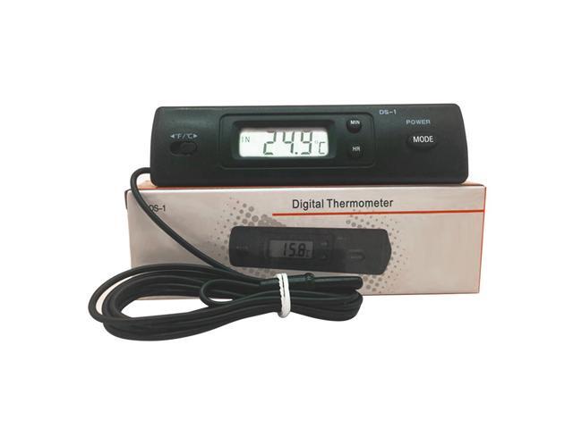 High Quality Digital Thermometer Auto LCD Display In Out Clock for Car Aquarium Thermometer