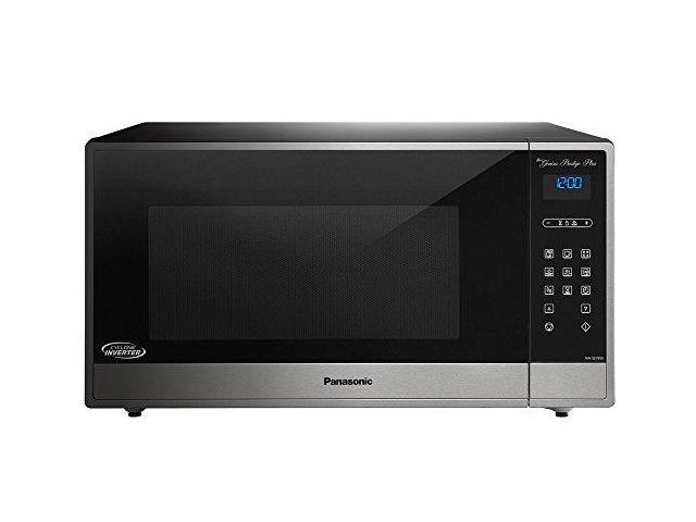 panasonic 1.6 cu. ft. builtin/countertop cyclonic wave microwave oven w/inverter technology stainless steel photo