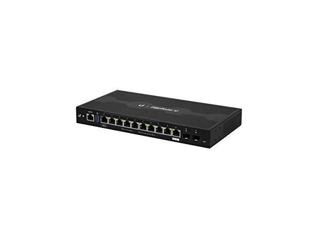 Ubiquiti Networks10-Port Gigabit Router with PoE Passthrough and 2 x SFP Ports (ER-12)