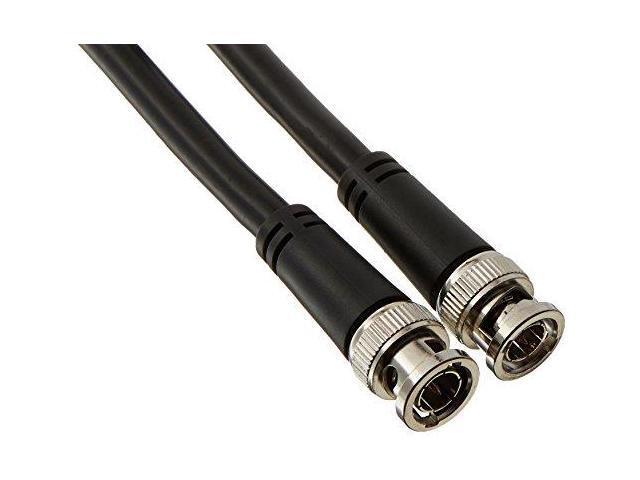 Monoprice HD-SDI RG6 BNC Cable - 100 Feet - Black For Use In HD-Serial Digital Video Transfer, Mobile Apps, HDTV Upgrades, Broadband Facilities -...