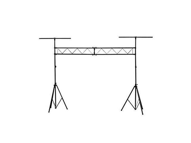 Monoprice Lighting Stand System With Truss 220 lbs Maximum Load, Extends up to 12.5 ft tall, T-bars are 4 ft wide - Stage Right Series