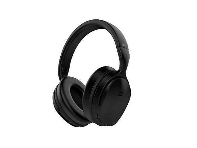 Monoprice BT-300ANC Bluetooth Wireless Over Ear Headphones with Active Noise Cancelling (ANC) and Qualcomm aptX Audio - Black
