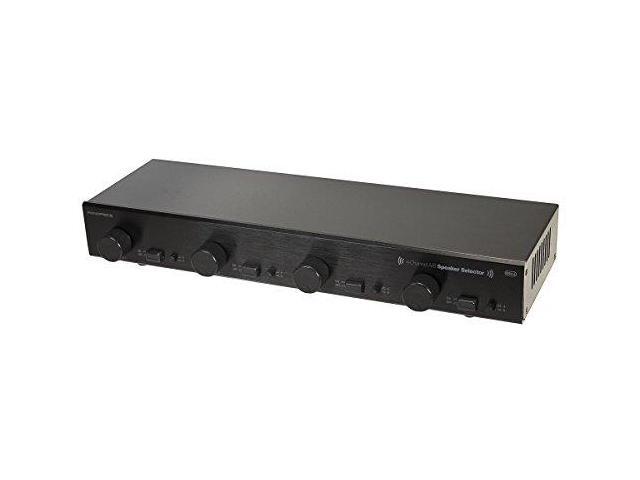 Monoprice Dual Source 4-Channel A/B Speaker Selector With Volume Control, Up To 100 Watts Per Channel