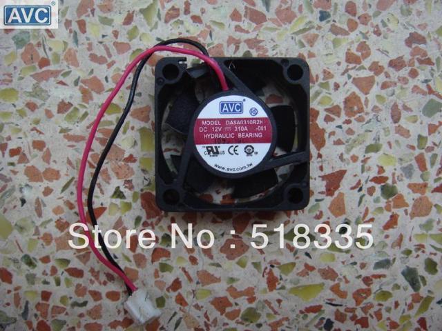 AVC 3cm 30*30*10mm 3*3 3010 silent fan 12V 0. 10A DASA0310R2H