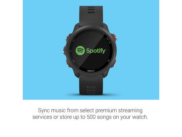 Garmin Forerunner 245 Music Black Forerunner 245 Music GPS Running Smartwatch
