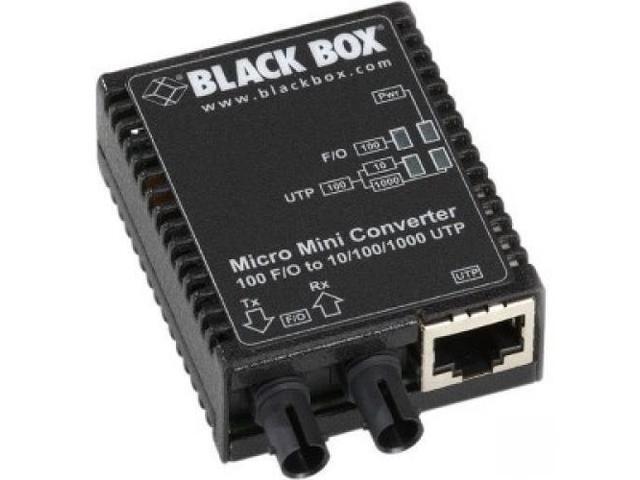 BLACK BOX LMC402A 10/100BT 100BFX MM 5K SC MEDIA CONVERTER