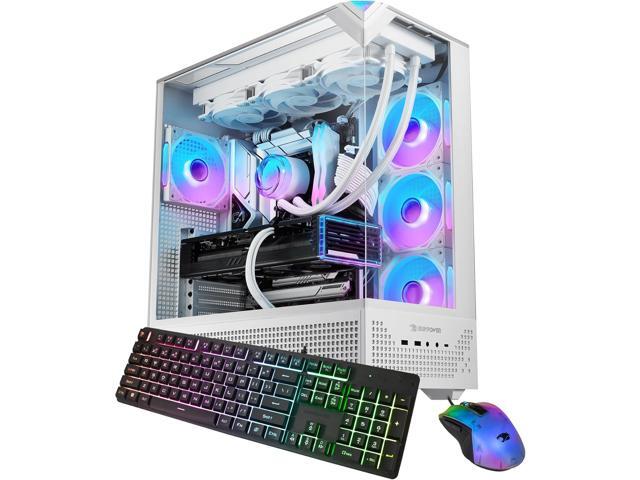 iBUYPOWER - Element Pro Gaming Desktop PC-Intel Core Ultra 7 265KF,NVIDIA GeForce RTX 5070Ti 16GB,32GB DDR5 RGB,1TB SSD - White - image 3
