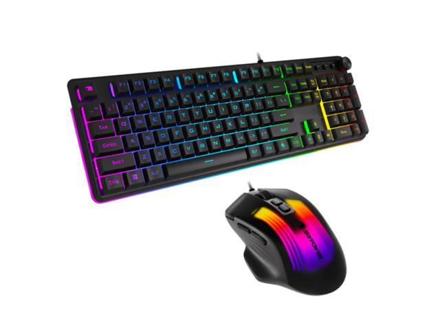 iBUYPOWER Chimera KM10 RGB Gaming Keyboard and Mouse Combo - Black