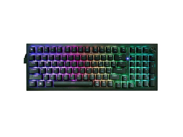 iBUYPOWER MK9 Pro RGB Mechanical Gaming Keyboard with Hotswap Linear Switches, Custom aRGB Lighting, Detachable USB-C Cable, Gasket Mounted PCB,...