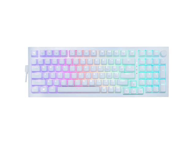 iBUYPOWER MK9 Pro RGB Mechanical Gaming Keyboard with Hotswap Linear Switches, Custom aRGB Lighting, Detachable USB-C Cable, Gasket Mounted PCB,...