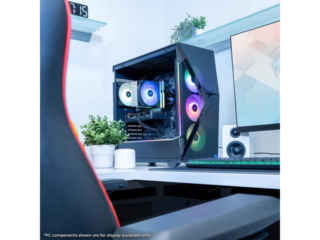 iBUYPOWER - Slate MESH Gaming Desktop PC - AMD Ryzen 7 8700F, NVIDIA GeForce RTX 5070 12GB, 32GB DDR5 RGB,1TB SSD - Black - image 6