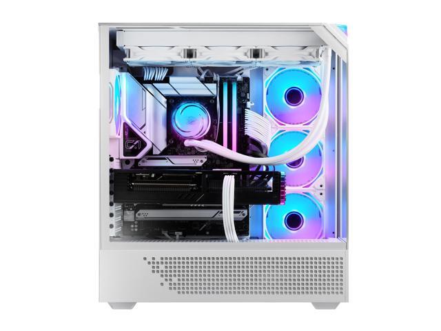 iBUYPOWER - Element Pro Gaming Desktop PC -Intel Core i9 14900KF, NVIDIA GeForce RTX 5070Ti 16GB, 32GB DDR5 RGB,1TB SSD - White - image 4
