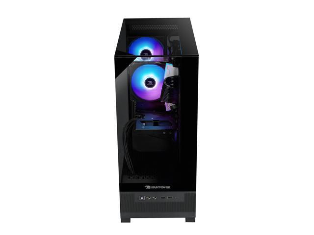 iBUYPOWER - Element SE Gaming Desktop PC - AMD Ryzen 7 5700, NVIDIA GeForce RTX 5060 8GB, 16GB DDR4,1TB NVMe SSD - Black - image 5