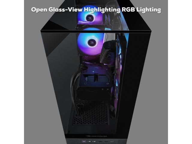 iBUYPOWER - Element SE Gaming Desktop PC - AMD Ryzen 7 5700, NVIDIA GeForce RTX 5060 8GB, 16GB DDR4,1TB NVMe SSD - Black - image 8