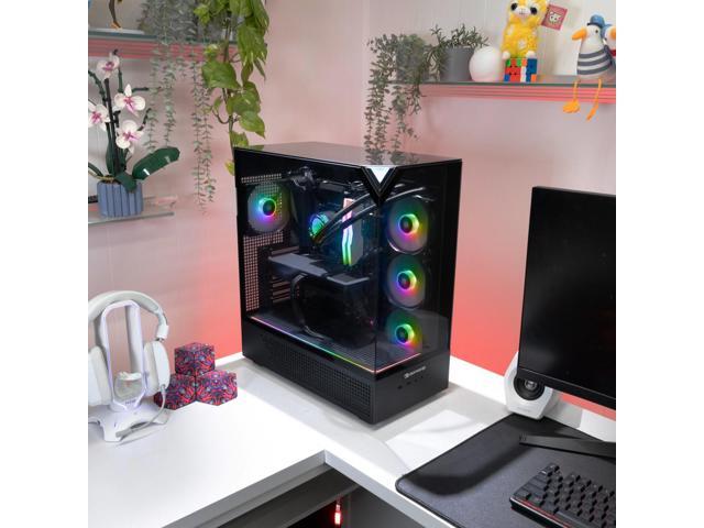 iBUYPOWER - Element Gaming Desktop PC - Intel Ultra 5 225F, NVIDIA GeForce RTX 5060 8GB, 32GB DDR5 RGB,2TB NVMe - Black - image 9