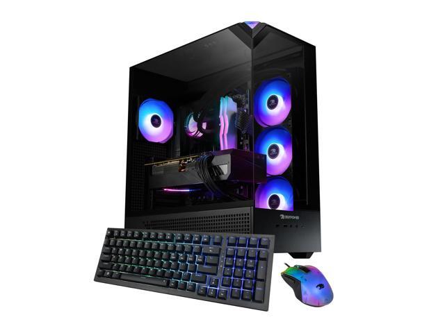 iBUYPOWER - Element Gaming Desktop PC - Intel Ultra 5 225F, NVIDIA GeForce RTX 5060 8GB, 32GB DDR5 RGB,2TB NVMe - Black - image 3
