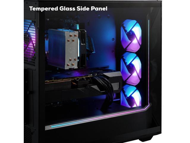 iBUYPOWER - Slate Gaming Desktop PC - AMD Ryzen 5 8400F, NVIDIA GeForce RTX 5060Ti 8GB, 16GB DDR5 RGB,1TB SSD - Black - image 7