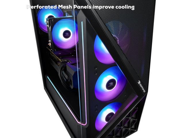 iBUYPOWER - Slate Gaming Desktop PC - AMD Ryzen 5 8400F, NVIDIA GeForce RTX 5060Ti 8GB, 16GB DDR5 RGB,1TB SSD - Black - image 6