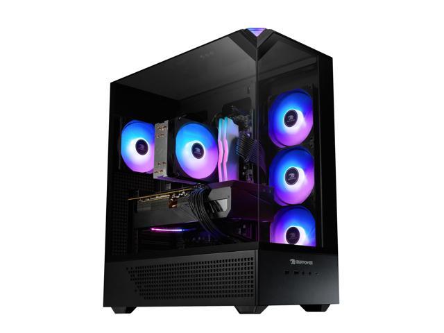 iBUYPOWER - Element Gaming Desktop PC - Intel Core i9 14900F, NVIDIA GeForce RTX 5070 12GB, 32GB DDR5 RGB,1TB NVMe SSD - Black - image 4