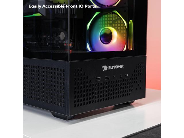 iBUYPOWER - Element Gaming Desktop PC - Intel Core i9 14900F, NVIDIA GeForce RTX 5070 12GB, 32GB DDR5 RGB,1TB NVMe SSD - Black - image 9