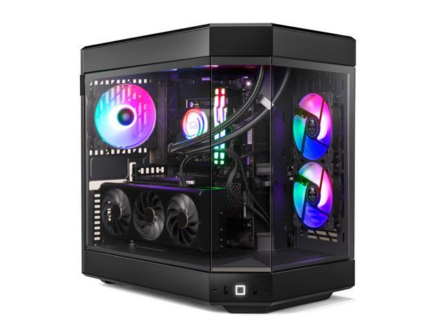 iBUYPOWER - Y60 Gaming Desktop PC - Intel Core i9 14900F- NVIDIA GeForce RTX 4060 Ti 8GB- 32GB DDR5 RGB RAM - 1TB NVMe SSD - Black - image 3