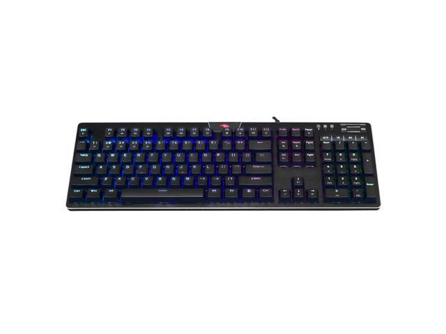 iBUYPOWER - MEK 4 - Full-size Wired RGB Mechanical Tactile Brown Switch Gaming Keyboard with Custom Lighting - Black - image 5