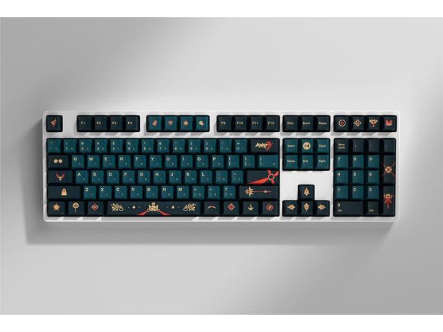 HYTE - Official Songque "Shadowdimmer" Keycap Set and Encased Fortune Desk Pad Bundle - Green - image 5