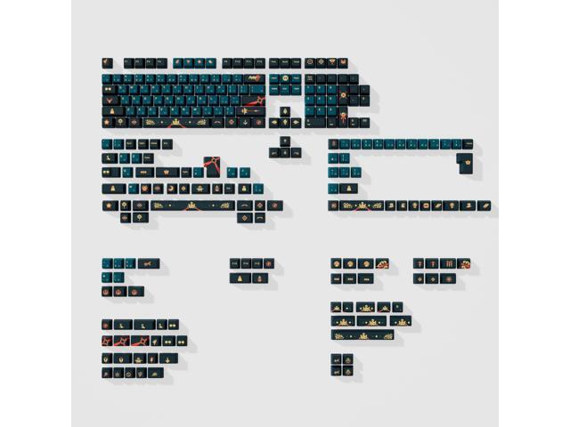 HYTE - Official Songque "Shadowdimmer" Keycap Set and Encased Fortune Desk Pad Bundle - Green - image 6