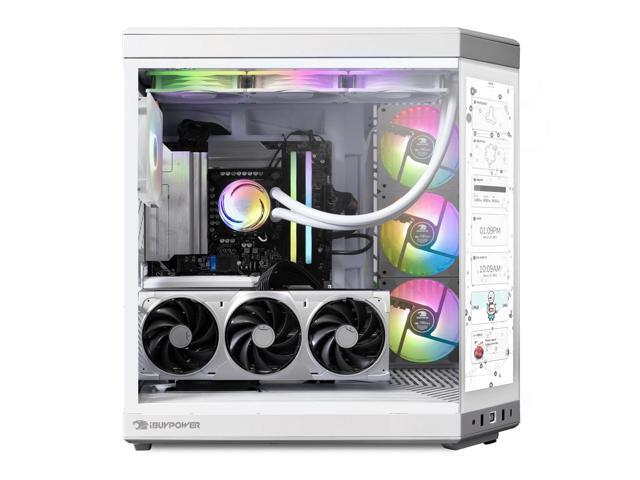 iBUYPOWER Y70TI Gaming PC Desktop Computer with HYTE Touch Screen Case, Intel Core Ultra 9 285 CPU, NVIDIA RTX 5070Ti 16GB GPU, 32GB DDR5 RGB RAM,...