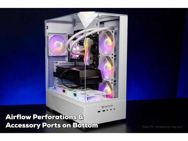 iBUYPOWER - Element 9 Gaming Desktop PC -Intel Core i7 14700F, NVIDIA GeForce RTX 5060Ti 16GB,32GB DDR5 RGB,1TB SSD - White - image 5