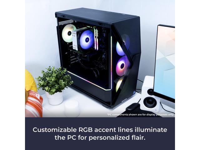iBUYPOWER Slate Gaming PC Desktop Computer Intel Core i7 14700F CPU, NVIDIA GeForce RTX 5070 12GB GPU, 32GB DDR5 RGB RAM, 1TB NVMe SSD, Windows 11...