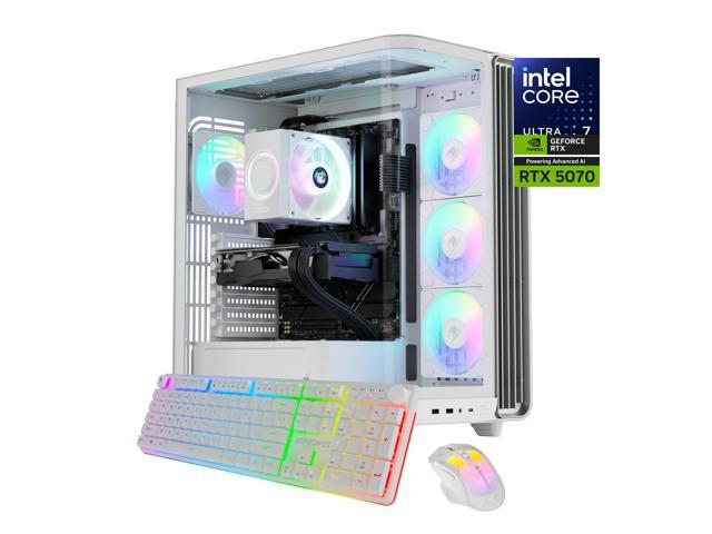 iBUYPOWER Trace Gaming PC Desktop Computer Intel Core Ultra 7 265F CPU, NVIDIA GeForce RTX 5070 12GB GPU, 32GB DDR5 RAM, 2TB NVMe SSD, Windows 11...