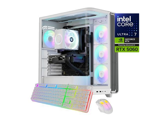 iBUYPOWER Trace Gaming PC Desktop Computer Intel Core Ultra 7 265F CPU, NVIDIA GeForce RTX 5060 8GB GPU, 32GB DDR5 RAM, 1TB NVMe SSD, Windows 11...