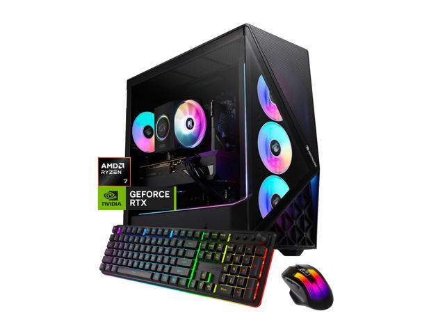 iBUYPOWER Slate Gaming PC Desktop Computer AMD Ryzen 7 8700F CPU, NVIDIA GeForce RTX 5070 12GB GPU, 16GB DDR5 RAM, 1TB NVMe SSD, Windows 11 Home,...