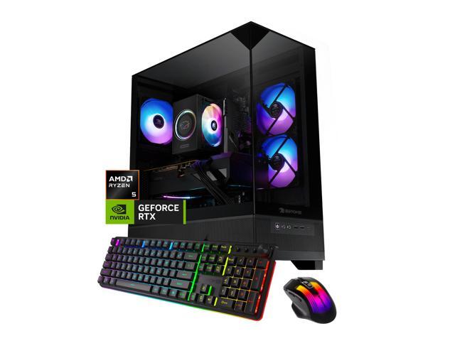 iBUYPOWER Element SE Gaming PC Desktop Computer AMD Ryzen 5 5500 CPU, NVIDIA GeForce RTX 3050 6GB GPU, 16GB DDR4 RAM, 1TB NVMe SSD, Windows 11...