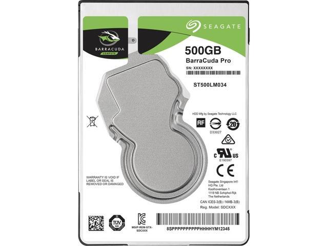 Seagate 500GB Barracuda Pro SATA 6Gb/s 128MB Cache 2.5-Inch Internal Hard Drive (ST500LM034)