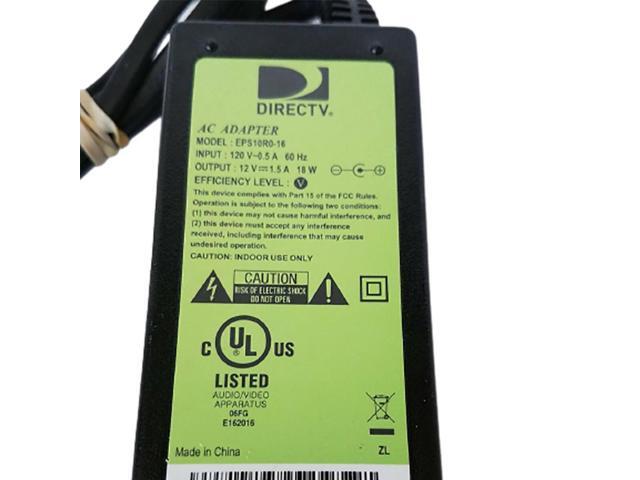 Genuine DirecTV AC Adapter Power Supply Charger 12v 1.5a 18w Model: eps10r0-16