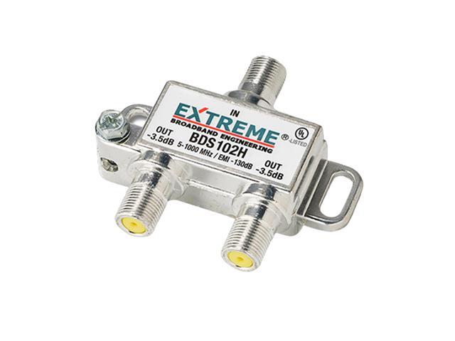 Extreme BDS102H 2-Way Digital Coaxial Cable Splitter 1GHz Universal Signal Splitter - image 2