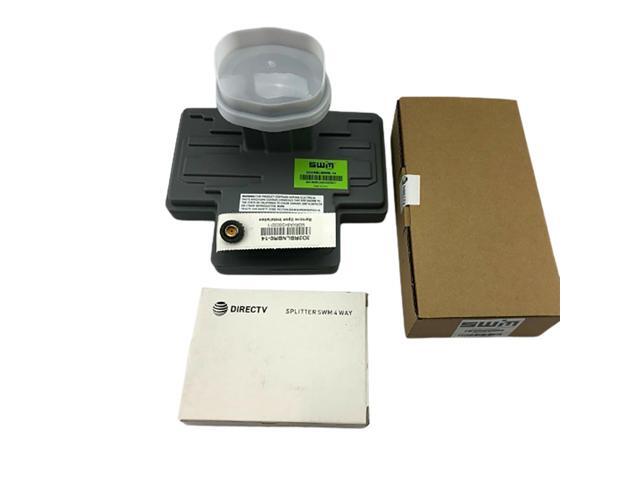 DirecTV D SWM3 LNB Reverse Band with 21V Power 4-Way Splitter 4K 99 101 103 Sats