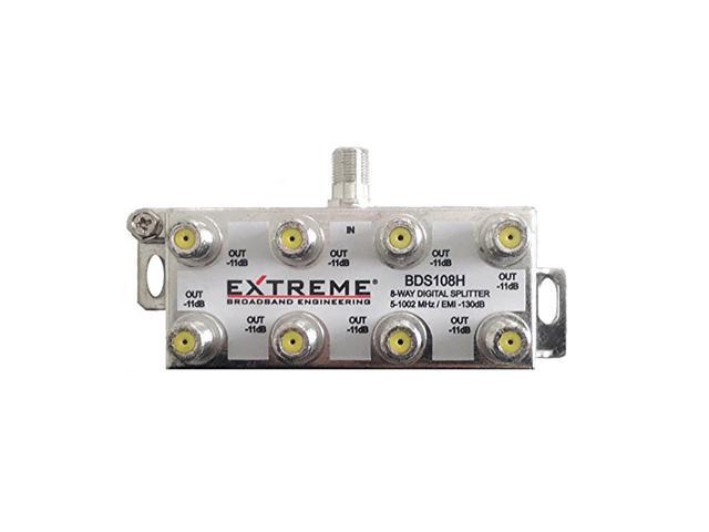 Cable TV Amps BDS102H 1GHz Coax Male to Female Cable Splitter with Mounting Screws 2 Pack - image 3