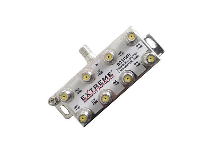Cable TV Amps BDS102H 1GHz Coax Male to Female Cable Splitter with Mounting Screws 2 Pack - image 4